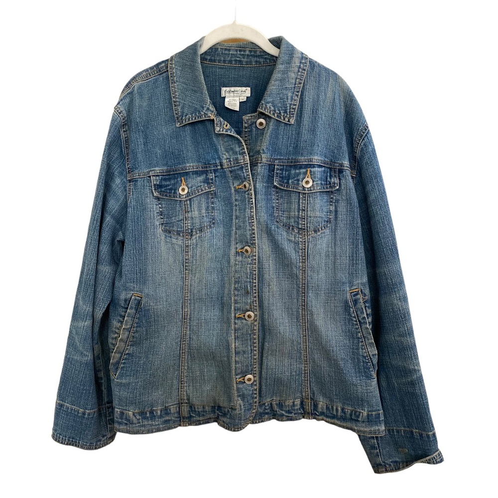 Coldwater Creek Jean Jacket Size 1X